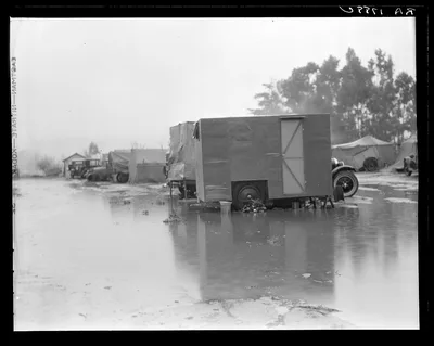 California migrant camp, 1936