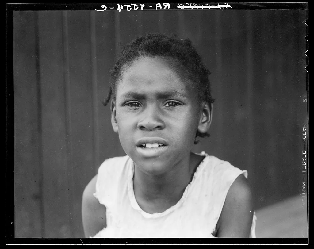 Negro girl. Hill House, Mississippi, 1936