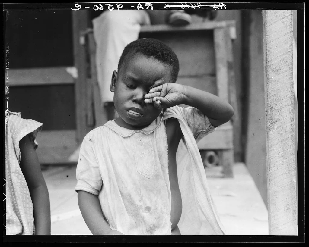 Negro child. Hill House, Mississippi, 1936