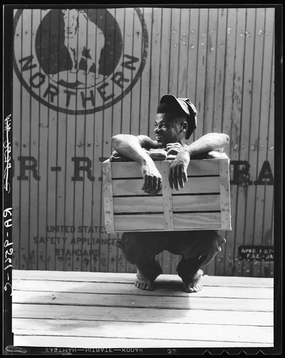 Photograph from Florida: Migrant shed worker. Northeast Florida