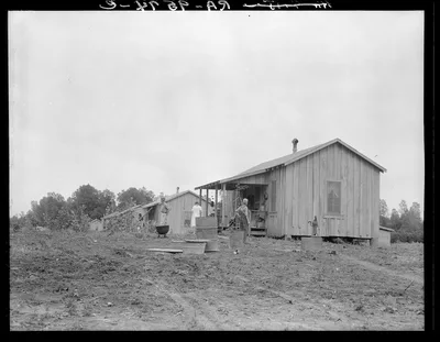New cabins at Hill House, Mississippi, 1936