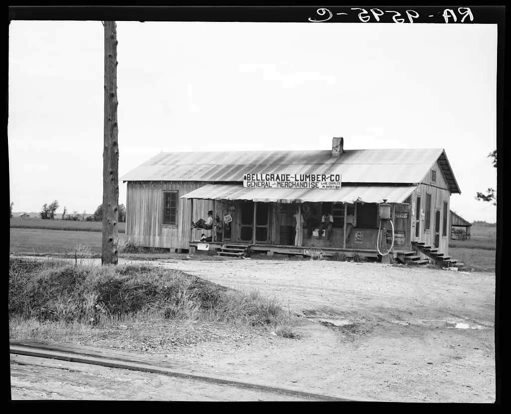 Plantation store. Mississippi Delta, 1936