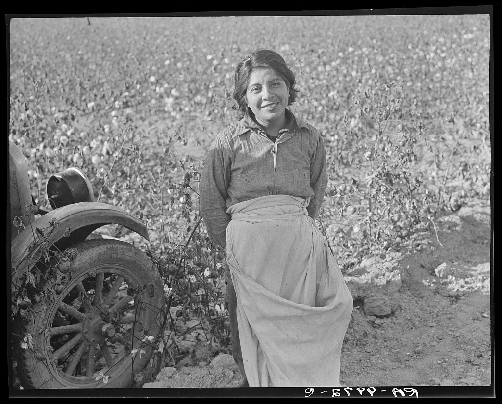 Cotton picker. Southern San Joaquin Valley, California, 1936