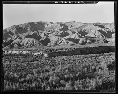 California desert mountains. San Luis Obispo County, 1937