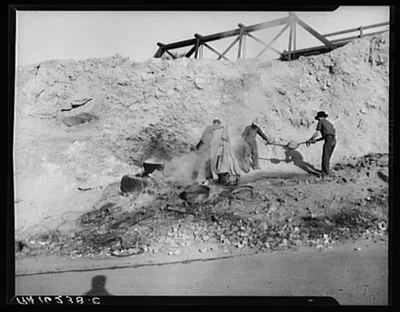 Photograph from Arizona: On the California-Arizona state line near Yuma,…