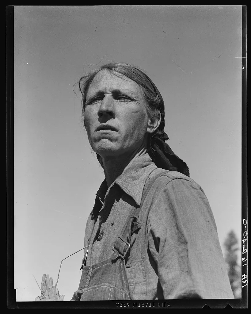 Drought refugee from Oklahoma in California, 1937