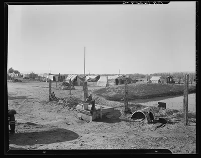 Camp of migratory agricultural workers. Imperial County, California, 1937