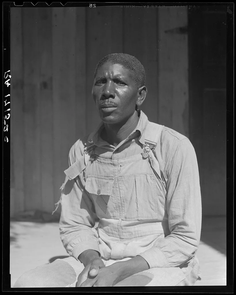 This man was a tenant on the same farm for eighteen years. He has six…, Texas, 1937