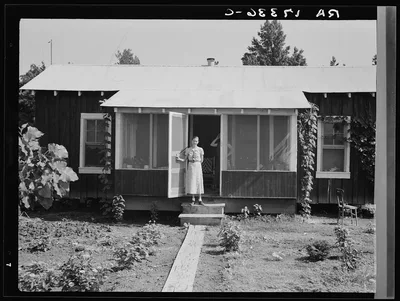 One of Delta cooperative farmsteads after a year of operation.…, Mississippi, 1937