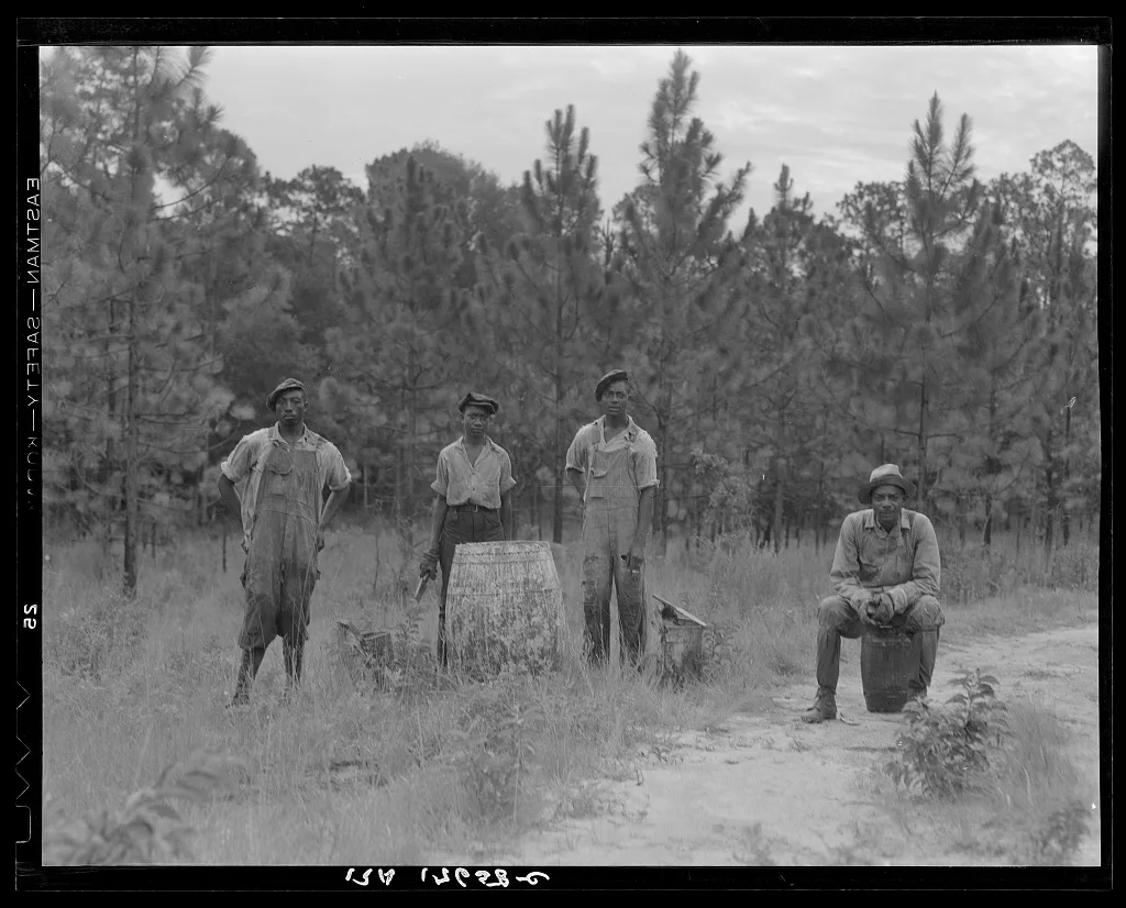 Turpentine workers. Georgia, 1937