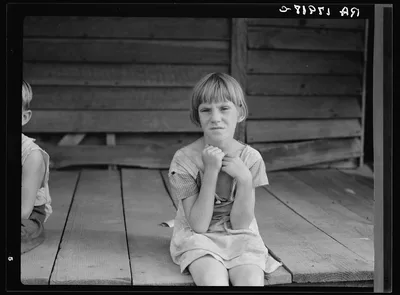 Sharecropper's child whose father receives five dollars a month…, Georgia, 1937