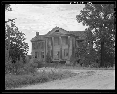 Antebellum plantation. Greene County, Georgia, 1937