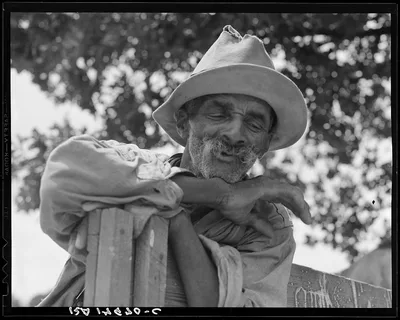 This man was born a slave in Greene County, Georgia, 1937