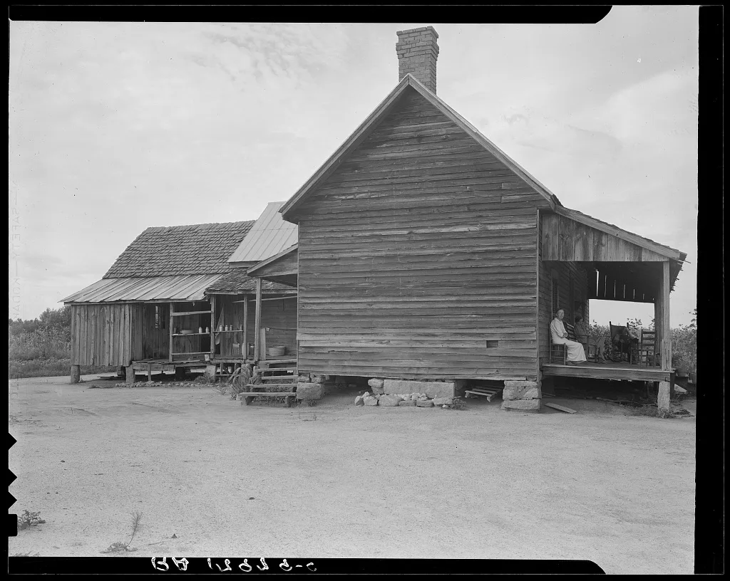 Home of farmer who has raised cotton for fifty years on his own land.…, Georgia, 1937