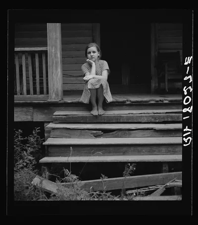 What was once the "Big House" is now occupied by a family of white…, Georgia, 1937