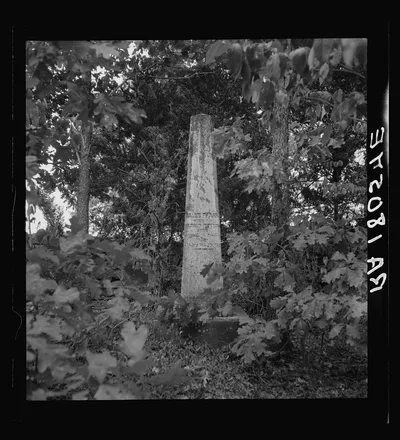 Family burial ground on the abandoned Pharr Plantation near Social…, Georgia, 1937