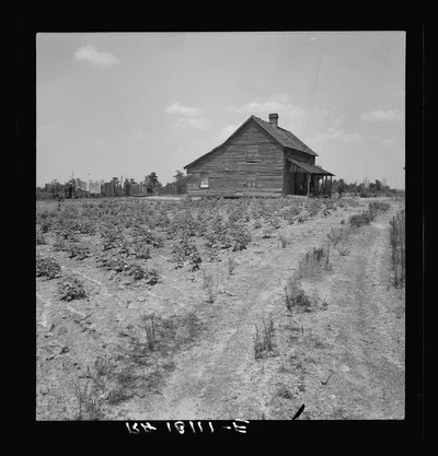 House of cotton sharecropper (white) near Gaffney, South Carolina, 1937
