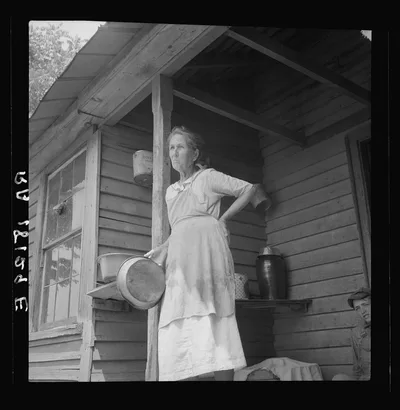 Grandmother of sharecropper family near Chesnee, South Carolina, 1937