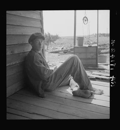 Sharecropper boy near Chesnee, South Carolina, 1937
