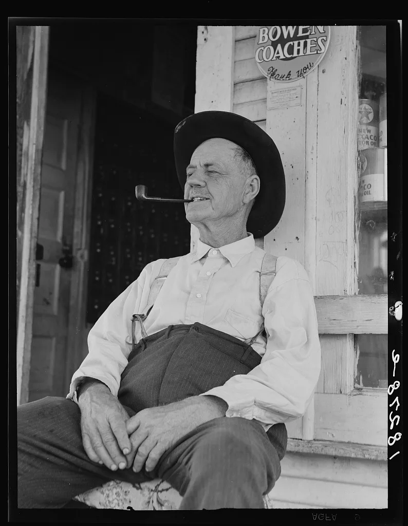 O.O. Mills, Postmaster at Carey, Childress County, Texas. "The…, 1938