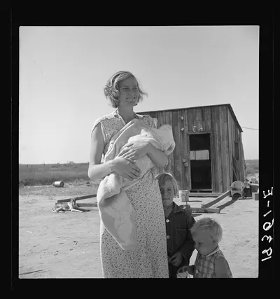 [Untitled photo, possibly related to: Family of rural rehabilitation…, California, 1938