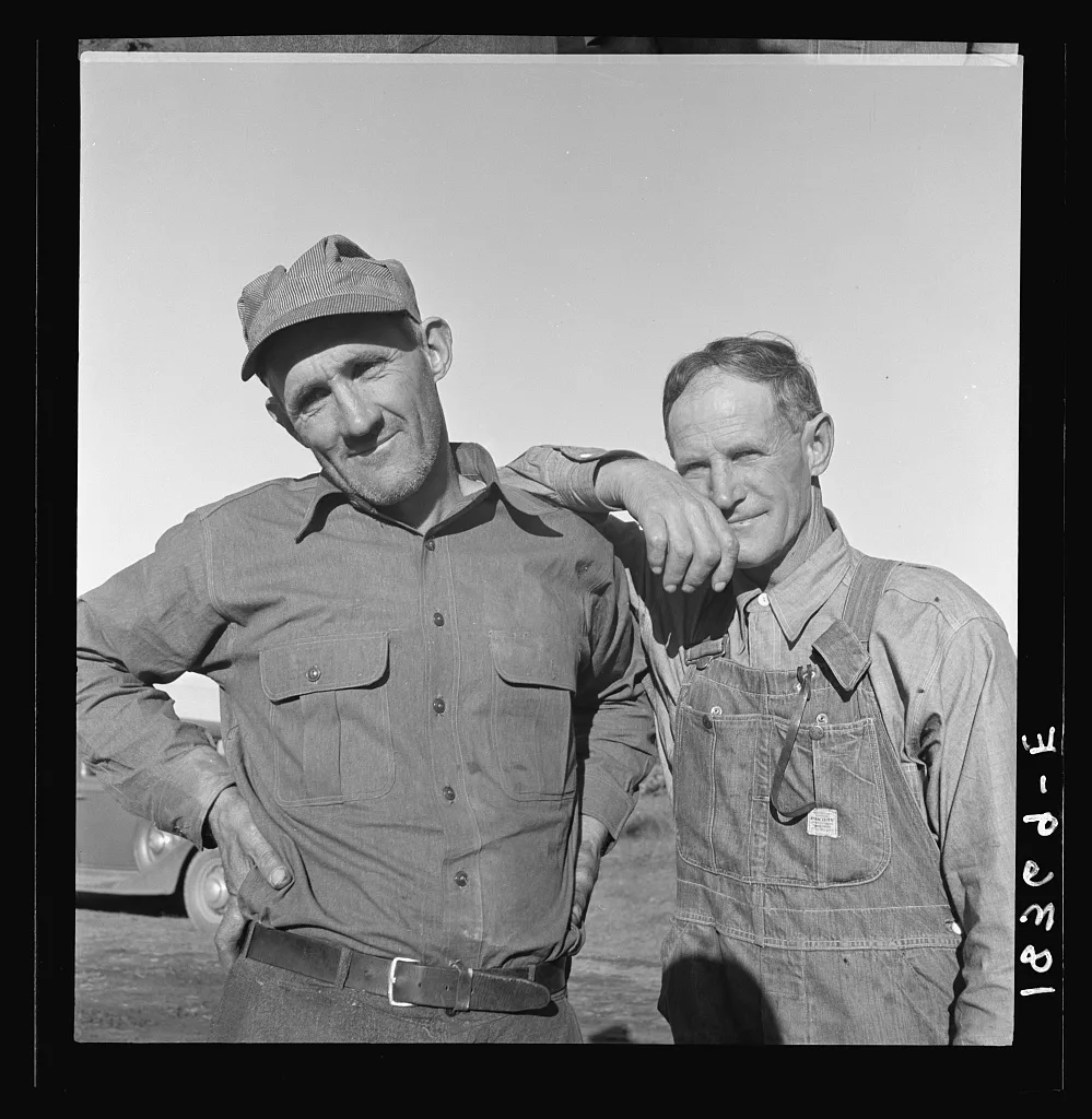 Heads of families on the Mineral King cooperative farm. Ten families…, California, 1938