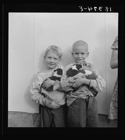[Untitled photo, possibly related to: Migrant child in Shafter camp,…, California, 1938