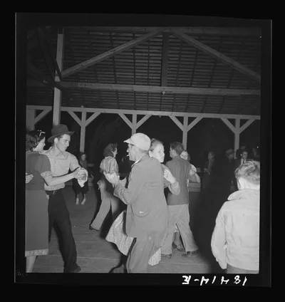 Halloween party at Shafter Camp for migrant agricultural workers. …, California, 1938