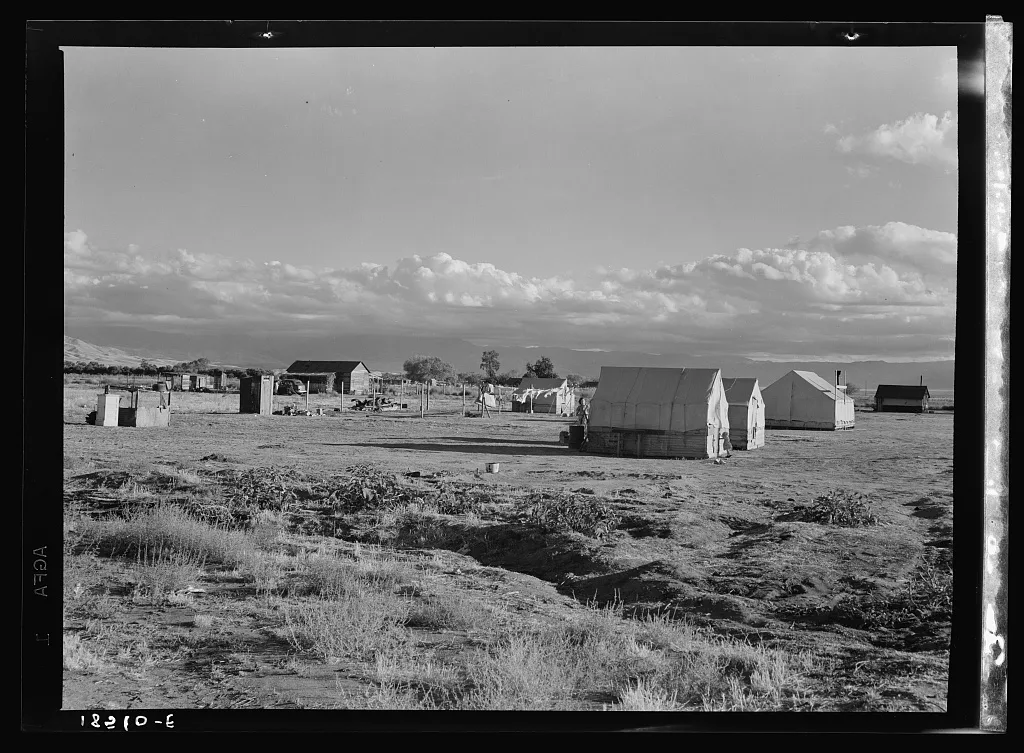 Housing of families living on Works Progress Administration (WPA)…, California, 1938