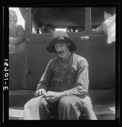 Douglas, Georgia. South Georgia tobacco sharecropper during the…, 1938