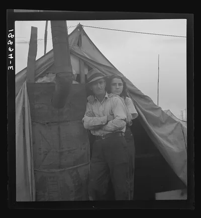 Near Strathmore, California. From Wyoming and Missouri, eight years…, 1939