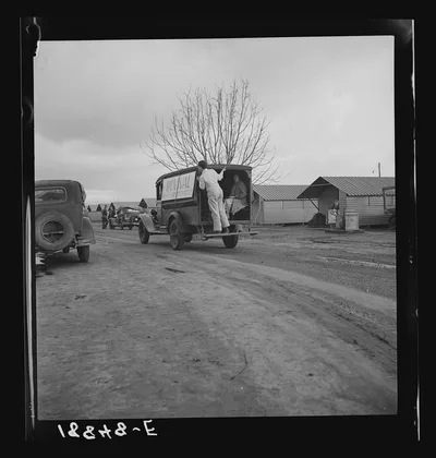 United States government camp for migrants (Farm Security…, California, 1939