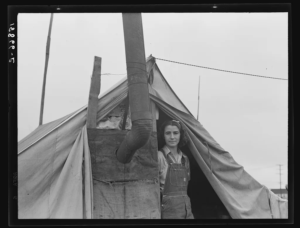 Near Strathmore, California. From Wyoming and Missouri. Eight years…, 1939
