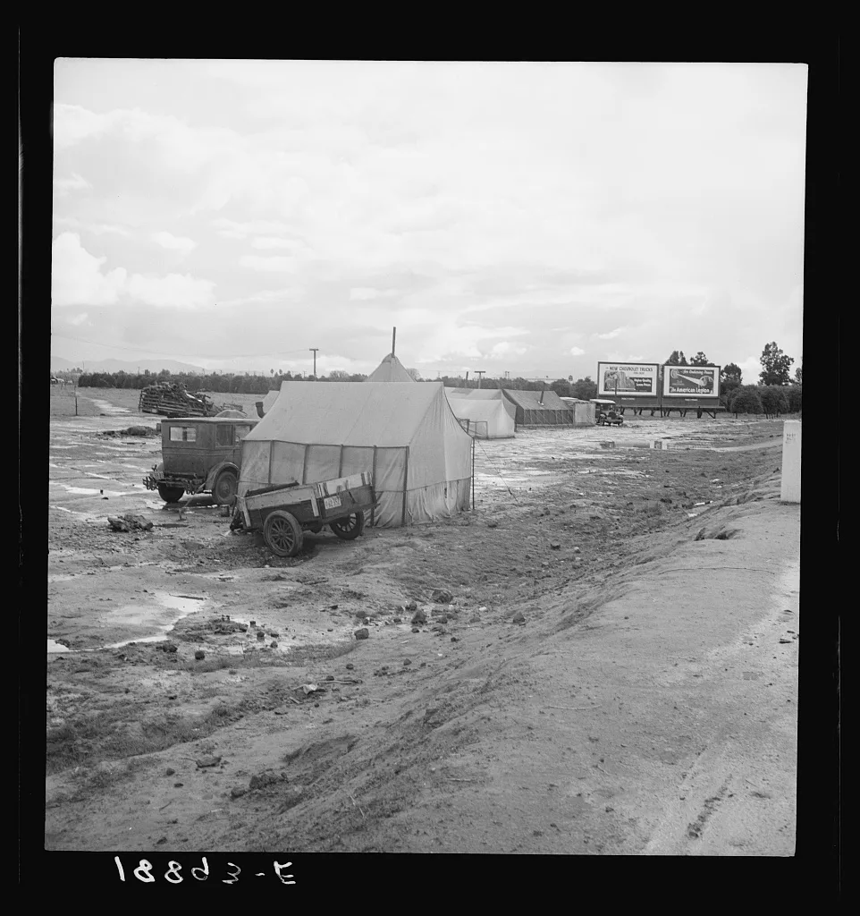 Tulare County. Winter quarters, migratory agricultural workers.…, California, 1939
