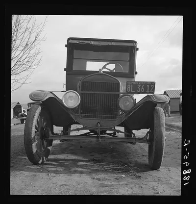 In Farm Security Administration migratory labor camp at Farmersville,…, California, 1939