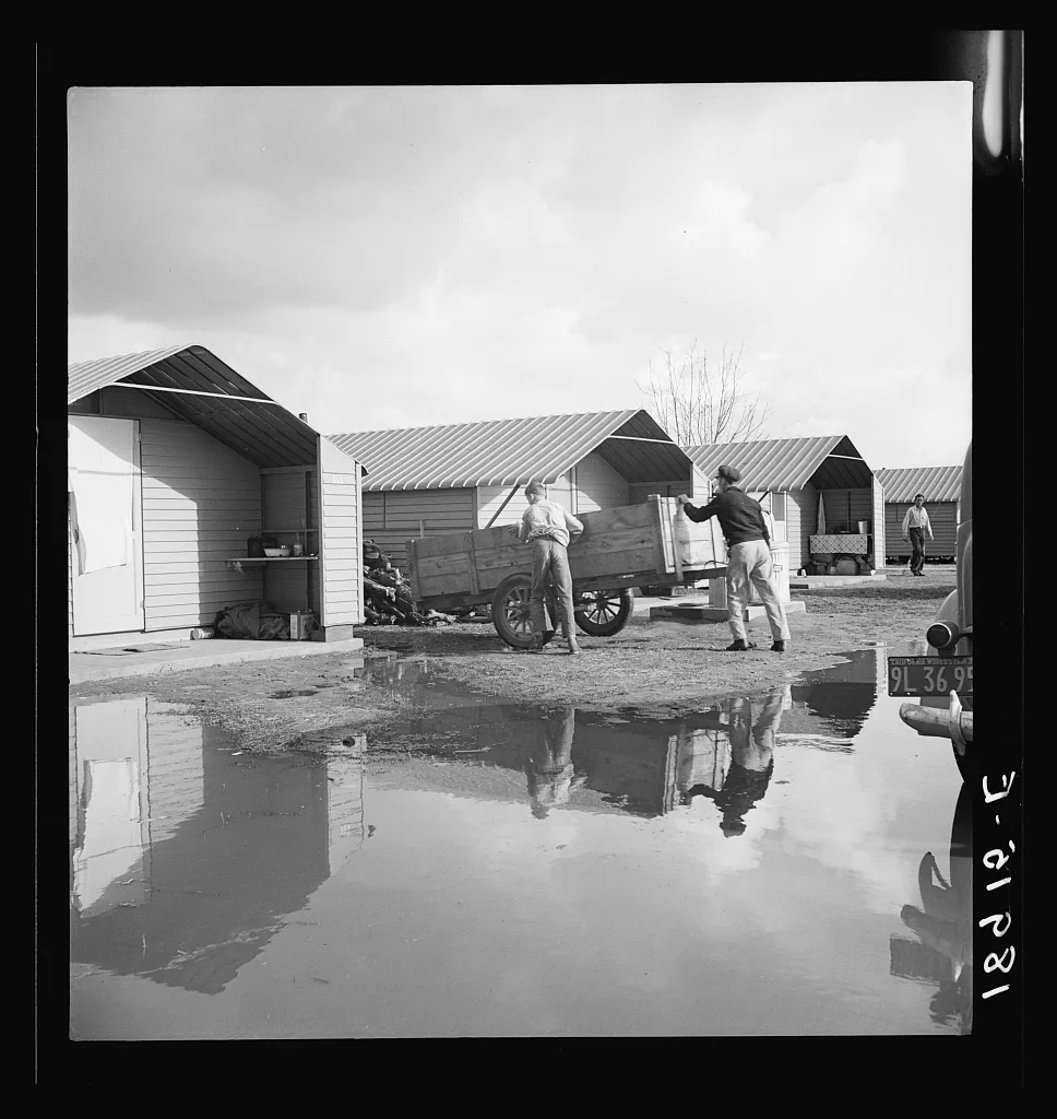 United States government camp for migrants (Farm Security…, California, 1939