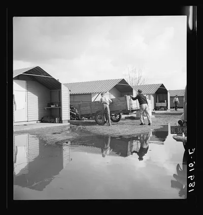 United States government camp for migrants (Farm Security…, California, 1939
