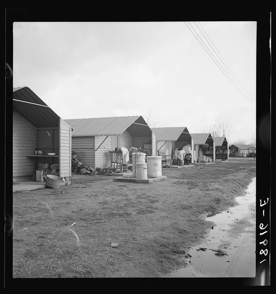 United States government camp for migrants (Farm Security…, California, 1939