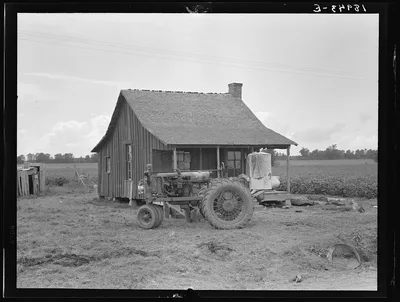 Tractors with pneumatic tires are replacing mules on the Delta…, Arkansas, 1939