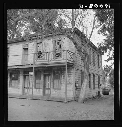 Clayton, California. Architectural survivals, 1938