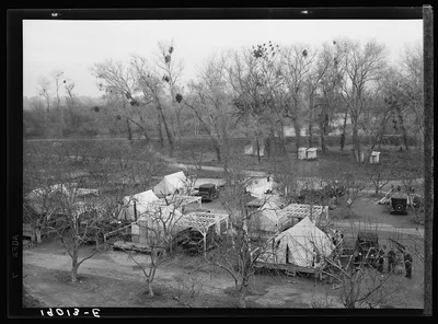Farm Security Administration (FSA) temporary camp for migrants.…, California, 1939
