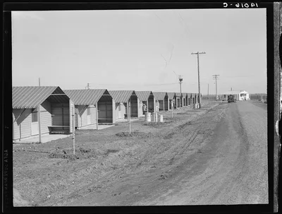 United States government camp for migratory workers, (Farm Security…, California, 1939