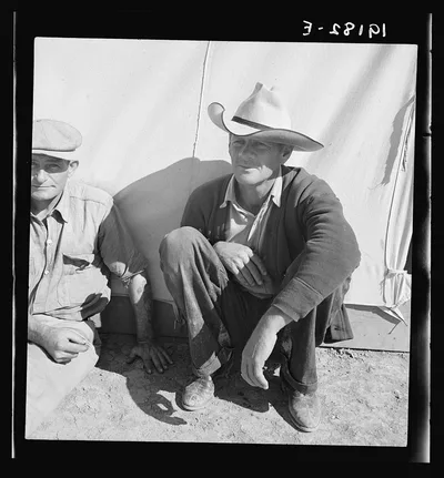 Migrant worker in camp. California, 1939