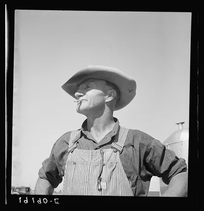 Nebraska farmer come to pick peas. Near Calipatria, California, 1939
