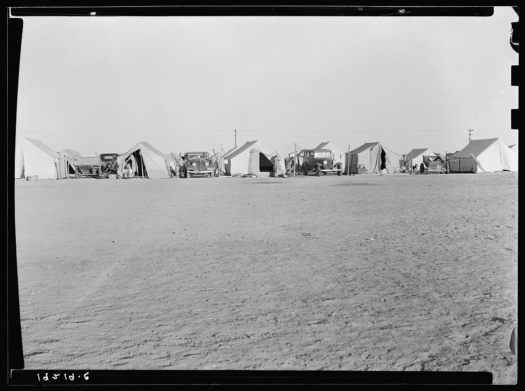 Farm Security Administration (FSA) emergency migratory labor camp.…, California, 1939