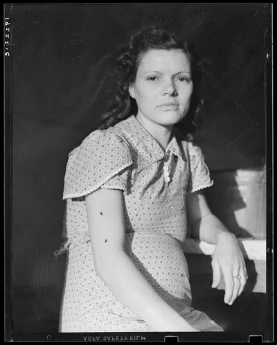Daughter of migratory family in Farm Security Administration (FSA)…, California, 1939