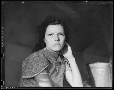 One of migratory family in Farm Security Administration (FSA) labor…, California, 1939