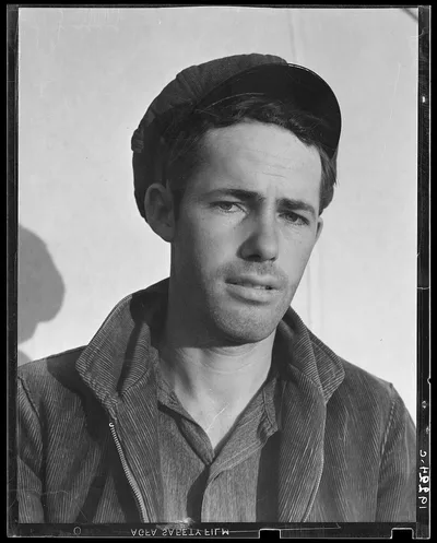 Son-in law of migratory family in Farm Security Administration (FSA)…, California, 1939