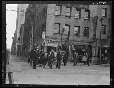 Salvation Army, San Francisco, California. Regular Sunday morning…, 1939