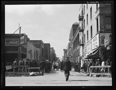 Salvation Army, San Francisco, California. General view of army and…, 1939